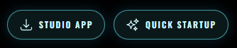 The Quick Startup button in the StreamUps dashboard that opens the auto setup wizard