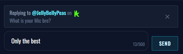 Kick Reply Integration